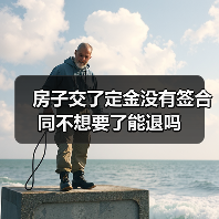 房子交了定金没有签合同不想要了能退吗（图3）