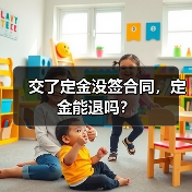 交了定金没签合同,定金能退吗?(图4) 交了定金没签合同,定金能退吗?(图4)
