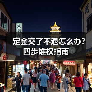 定金交了不退怎么办?四步维权指南(图4) 定金交了不退怎么办?四步维权指南(图4)