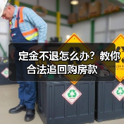 定金不退怎么办?教你合法追回购房款(图4) 定金不退怎么办?教你合法追回购房款(图4)