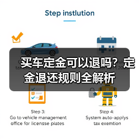 买车定金可以退吗?定金退还规则全解析(图2) 买车定金可以退吗?定金退还规则全解析(图2)