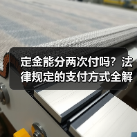 定金能分两次付吗?法律规定的支付方式全解析(图2) 定金能分两次付吗?法律规定的支付方式全解析(图2)