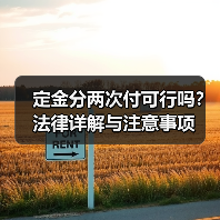 定金分两次付可行吗?法律详解与注意事项(图2) 定金分两次付可行吗?法律详解与注意事项(图2)