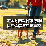 定金分两次付可行吗?法律详解与注意事项(图4) 定金分两次付可行吗?法律详解与注意事项(图4)