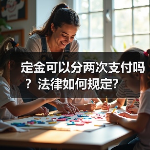 定金可以分两次支付吗?法律如何规定?(图1) 定金可以分两次支付吗?法律如何规定?(图1)