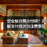 定金能分两次付吗?详解支付规则与注意事项(图1) 定金能分两次付吗?详解支付规则与注意事项(图1)