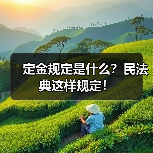 定金规定是什么?民法典这样规定!(图1) 定金规定是什么?民法典这样规定!(图1)