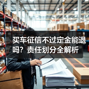 买车征信不过定金能退吗?责任划分全解析(图3) 买车征信不过定金能退吗?责任划分全解析(图3)