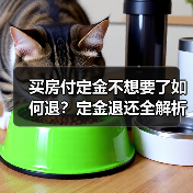 买房付定金不想要了如何退?定金退还全解析(图1) 买房付定金不想要了如何退?定金退还全解析(图1)