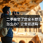 二手房交了定金不想买怎么办?定金能退吗(图1) 二手房交了定金不想买怎么办?定金能退吗(图1)