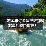 定金和订金法律上怎么规定？区别与退还规则全解析-辰飞雨劳盾法律资讯网