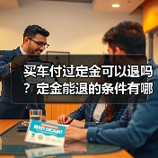 买车付过定金可以退吗？定金能退的条件有哪些？（图2）