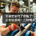 买房定金付了后悔了？定金能退吗？三种情况全解析（图4）