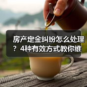 房产定金纠纷怎么处理?4种有效方式教你维权(图2) 房产定金纠纷怎么处理?4种有效方式教你维权(图2)