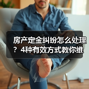 房产定金纠纷怎么处理?4种有效方式教你维权(图3) 房产定金纠纷怎么处理?4种有效方式教你维权(图3)