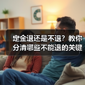 定金退还是不退？教你分清哪些不能退的关键区别（图4）