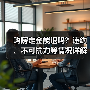 购房定金能退吗？违约、不可抗力等情况详解（图1）