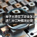 房子不想买了定金怎么退?分三种情况处理(图3) 房子不想买了定金怎么退?分三种情况处理(图3)