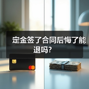 定金签了合同后悔了能退吗?(图1) 定金签了合同后悔了能退吗?(图1)