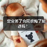 定金签了合同后悔了能退吗?(图4) 定金签了合同后悔了能退吗?(图4)