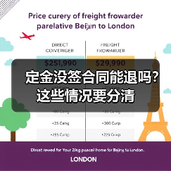定金没签合同能退吗?这些情况要分清(图1) 定金没签合同能退吗?这些情况要分清(图1)