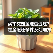 买车交定金能否退还？定金退还条件及处理方式解析（图2）
