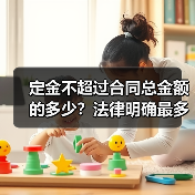 定金不超过合同总金额的多少?法律明确最多不超过20%(图1) 定金不超过合同总金额的多少?法律明确最多不超过20%(图1)