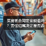 买房签合同定金能退吗?责任归属决定是否返还(图3) 买房签合同定金能退吗?责任归属决定是否返还(图3)