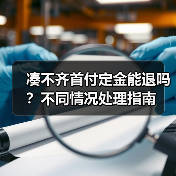 凑不齐首付定金能退吗?不同情况处理指南(图4) 凑不齐首付定金能退吗?不同情况处理指南(图4)