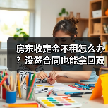 房东收定金不租怎么办?没签合同也能拿回双倍定金!(图1) 房东收定金不租怎么办?没签合同也能拿回双倍定金!(图1)
