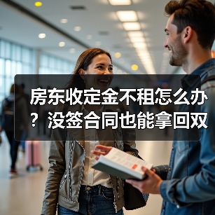房东收定金不租怎么办?没签合同也能拿回双倍定金!(图4) 房东收定金不租怎么办?没签合同也能拿回双倍定金!(图4)