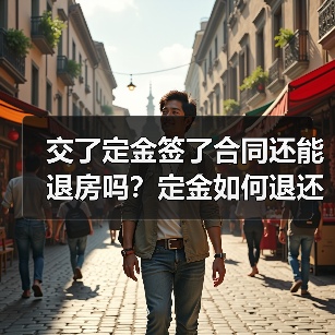 交了定金签了合同还能退房吗?定金如何退还?(图2) 交了定金签了合同还能退房吗?定金如何退还?(图2)
