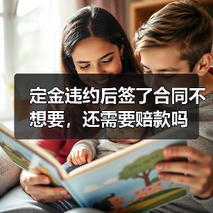 定金违约后签了合同不想要，还需要赔款吗（图4）