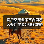 客户交定金不签合同怎么办?定金处理全攻略(图1) 客户交定金不签合同怎么办?定金处理全攻略(图1)