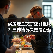 买房定金交了还能退吗?三种情况决定是否返还(图1) 买房定金交了还能退吗?三种情况决定是否返还(图1)