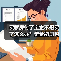买新房付了定金不想买了怎么办?定金能退吗(图2) 买新房付了定金不想买了怎么办?定金能退吗(图2)