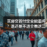 买房交首付定金能退吗?退还是不退全看这三种情况(图1) 买房交首付定金能退吗?退还是不退全看这三种情况(图1)