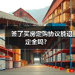 签了买房定购协议能退定金吗？（图4）