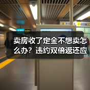 卖房收了定金不想卖怎么办？违约双倍返还应对方法（图3）