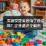 买房交定金后悔了能退吗?定金退还全解析(图4) 买房交定金后悔了能退吗?定金退还全解析(图4)