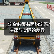 定金必须书面约定吗？法律与实际的差异（图4）