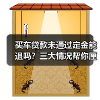 买车贷款未通过定金能退吗？三大情况帮你厘清（图4）