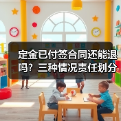 定金已付签合同还能退吗？三种情况责任划分全解析（图3）