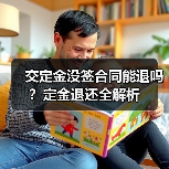 交定金没签合同能退吗？定金退还全解析（图1）