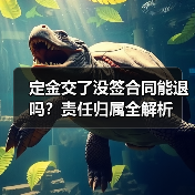 定金交了没签合同能退吗？责任归属全解析（图2）