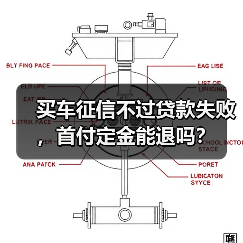 买车征信不过贷款失败，首付定金能退吗？（图1）