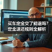 买车定金交了能退吗？定金退还规则全解析（图2）