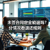 未签合同定金能退吗？分情况看退还规则（图3）