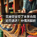买房定金交了未签合同能否退还？分情况解析（图4）