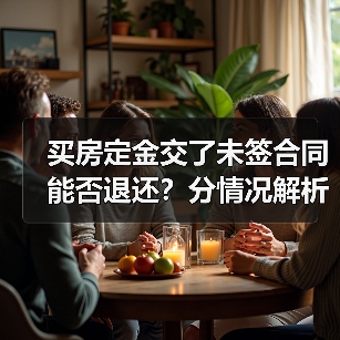 买房定金交了未签合同能否退还？分情况解析（图3）